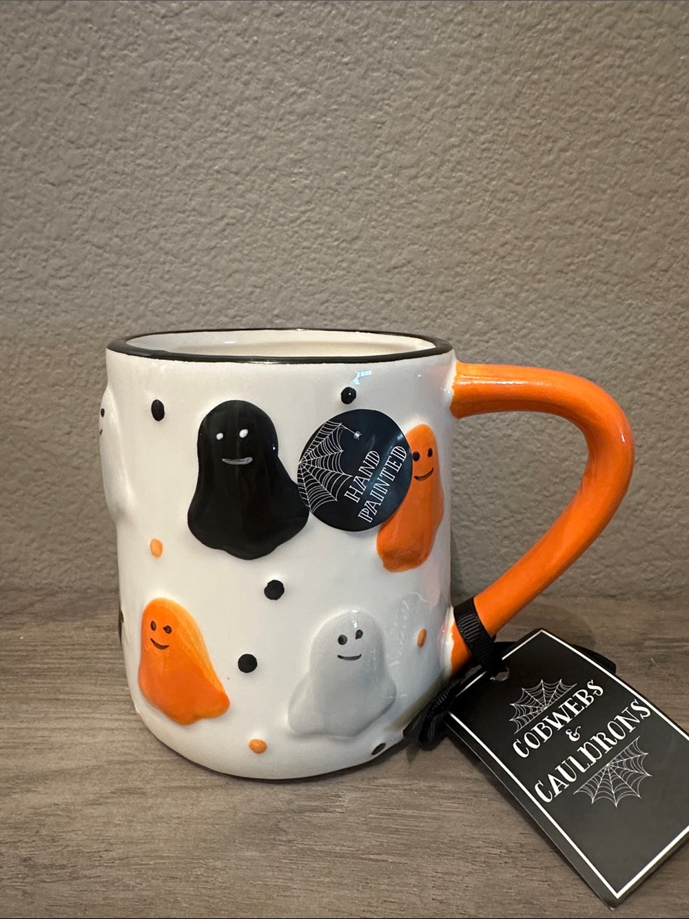 Cobwebs & Cauldrons Ghost Mug